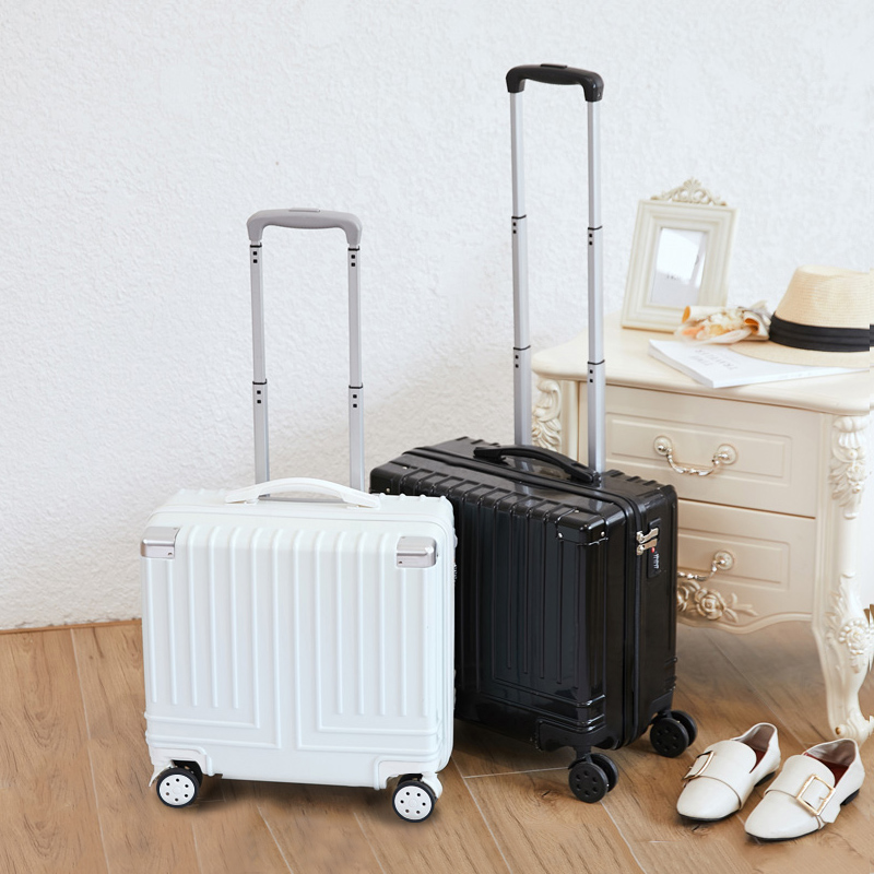 Net red mini luggage female small lightweight 18 inch male boarding password lock suitcase ins trolley suitcase