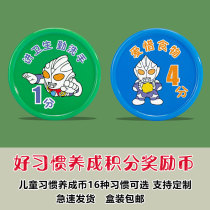 Childrens Points Coins Reward Coins Customize Family Rewards and Punishments Correct Bad Habits Encourage Children to Develop Good Habits Coins