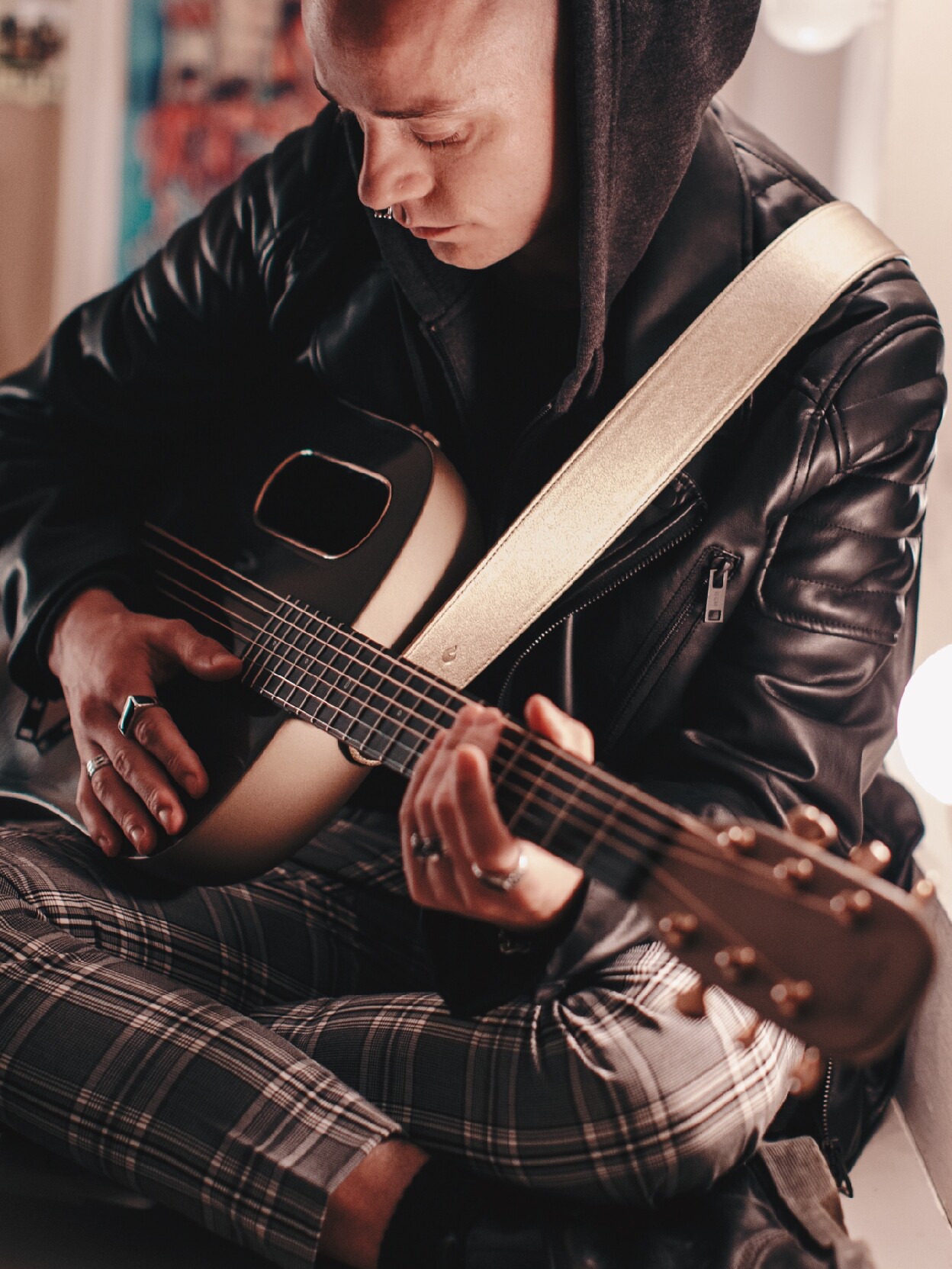 LAVA Fire Ideal Strap Ideal Strap Pro Acoustic Guitar Instrument Accessories