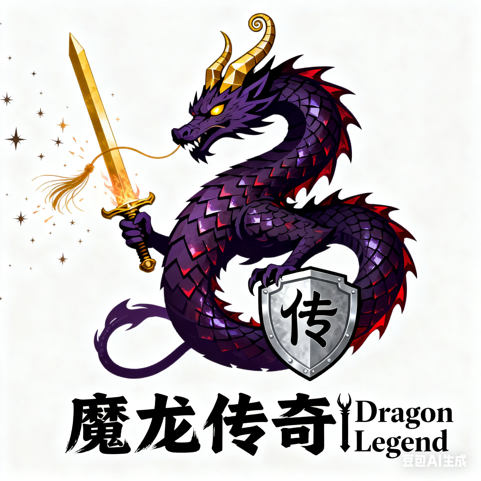 魔龙传奇素材的LOGO