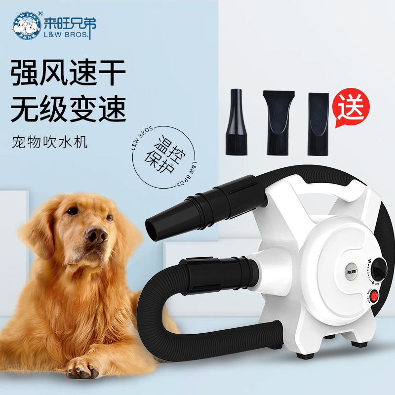 Pet blower large dog dog hair dryer high power low noise Teddy golden hair bath blowing dryer