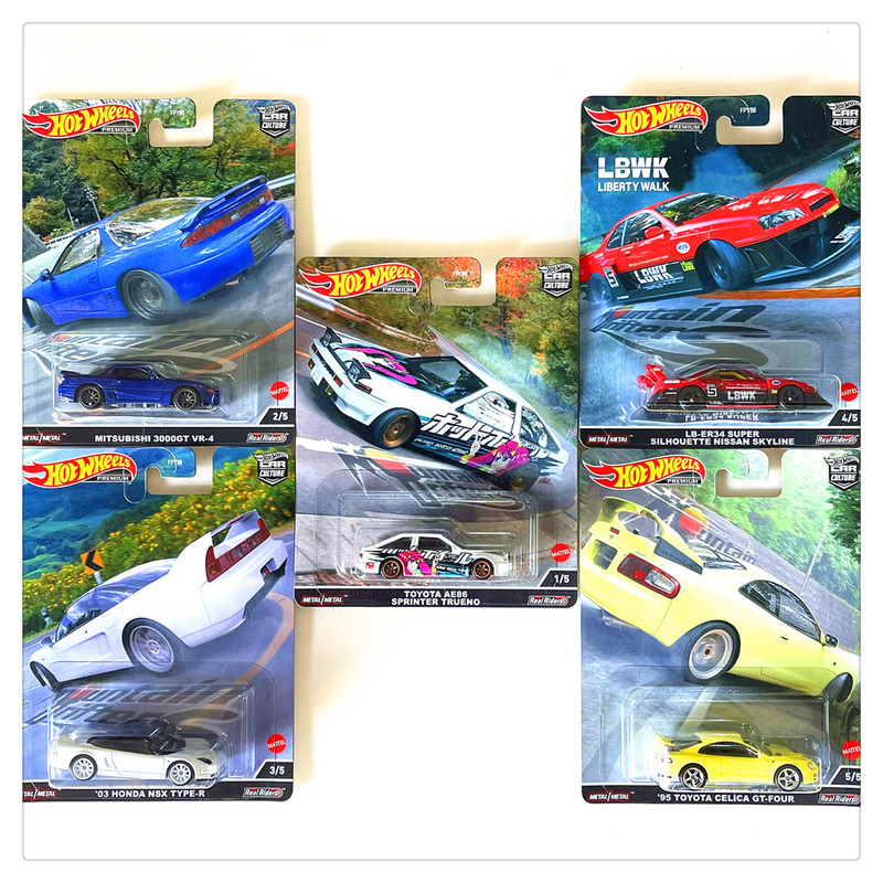 Hotwheels Hot Wheels Fpy86 Car Culture Collection Car Model Mountain Drift Ae86 Subaru Nissan R3