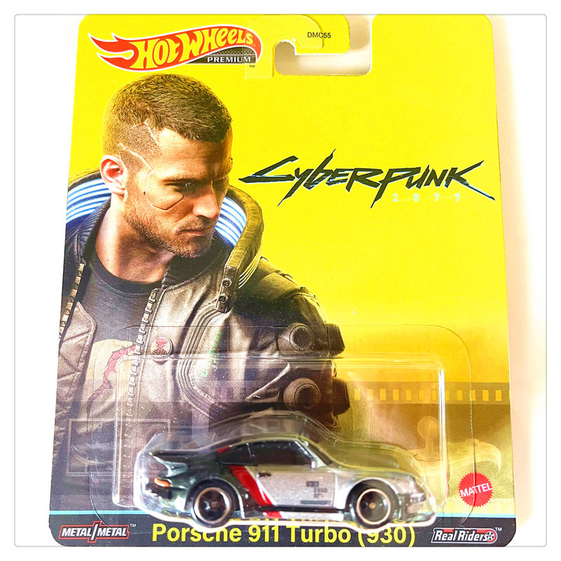 Hotwheels Hot Wheels Dmc55 Collectible Car Model Cyberpunk Porsche911 Porsche Turbo930
