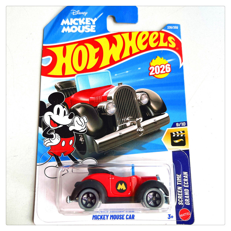 Hotwheels Hot Wheels Alloy Sports Car Model 26N Mickey Mouse Vintage Car Car Hotwheels Hot Wheels Alloy Sports Car Model 26N Mickey Mouse Vintage Car Car