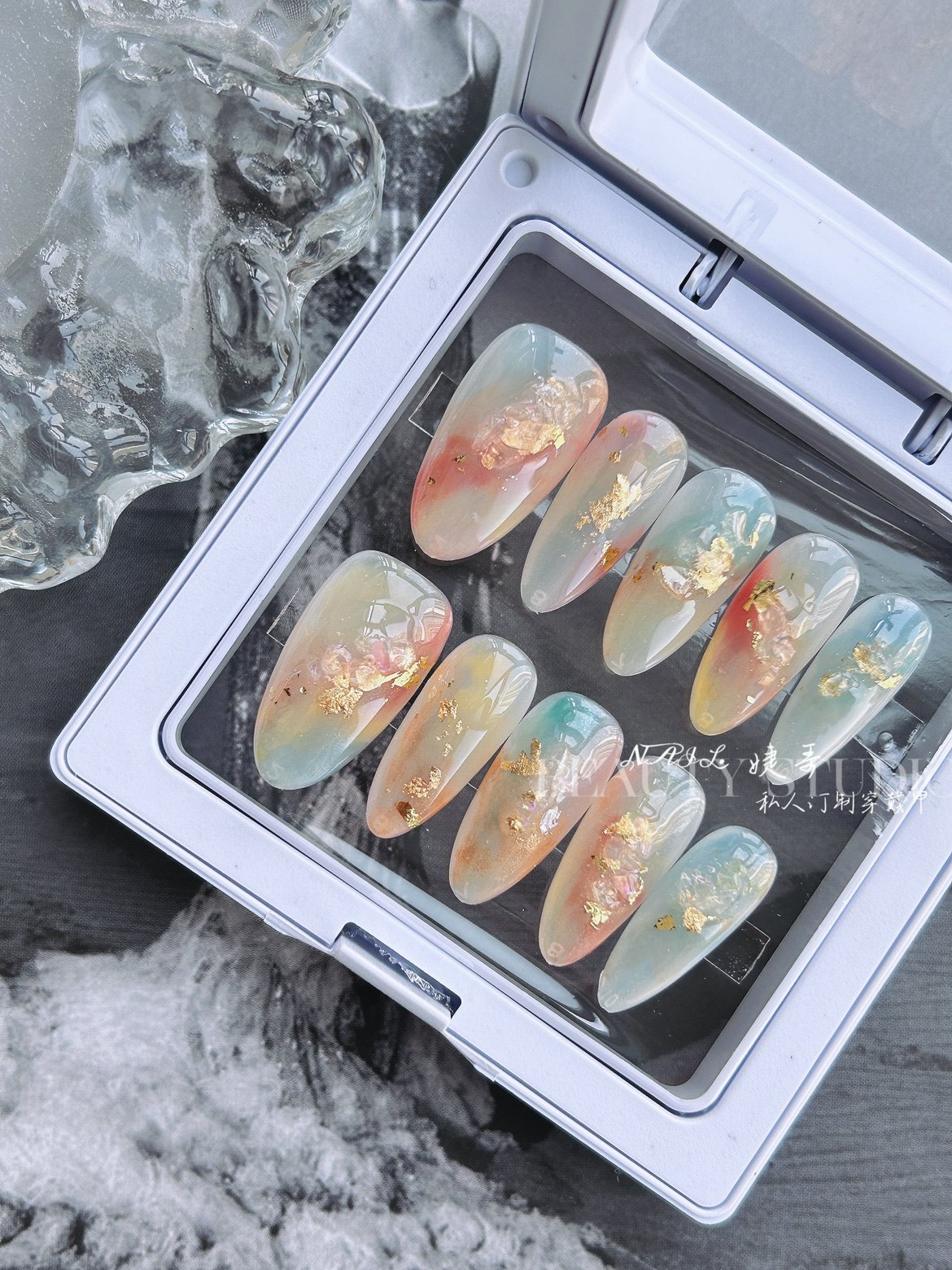 大鱼海棠妖猫传国风敦煌飞天晕染多巴胺鎏金立体手工定制穿戴甲评价- 淘宝网, image size:1170x1560