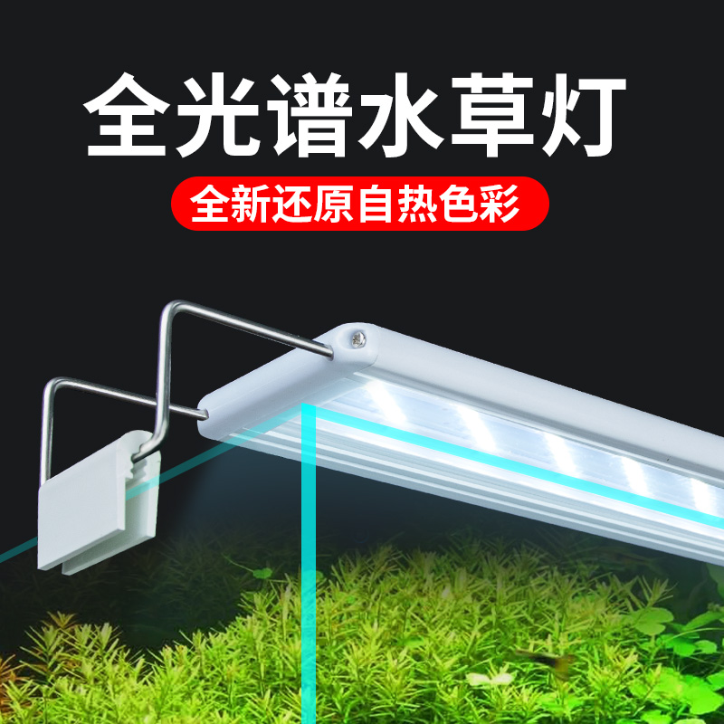 Fish tank fish farming Brightly Lit Lamp Led Small Vat Waterproof Bracket Small Night Light Rohan Fish Brocade Carp Special Lighting Lamp Clip