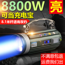 Fishing light Night fishing light Black pit laser gun Xenon ultra-bright table fishing Blue light strong light luminous high-power zoom fishing light