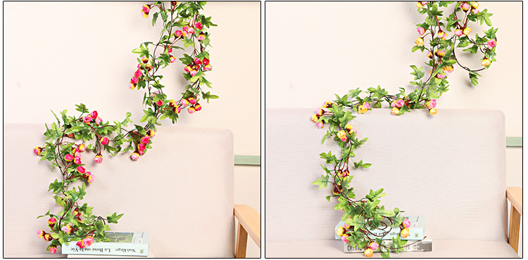Mô phỏng hoa anh đào mía điều hòa không khí bao gồm ghế wicker trang trí hoa giả mây đám cưới đặt cửa đầu tường trang trí - Hoa nhân tạo / Cây / Trái cây các loại lan giả hạc