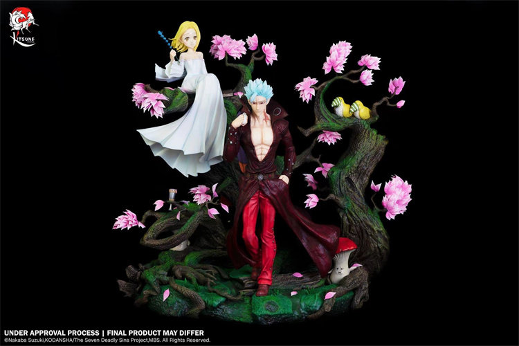 Kitsune The Seven Deadly Sins Ban Resin Model Elaine Statue In