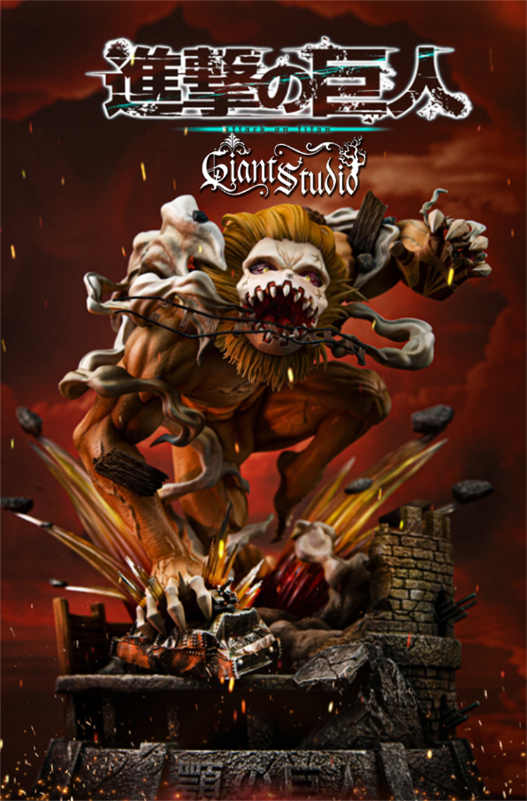 Giant Studio Attack on Titan Jaw titan Resin Statue In Stock Agito