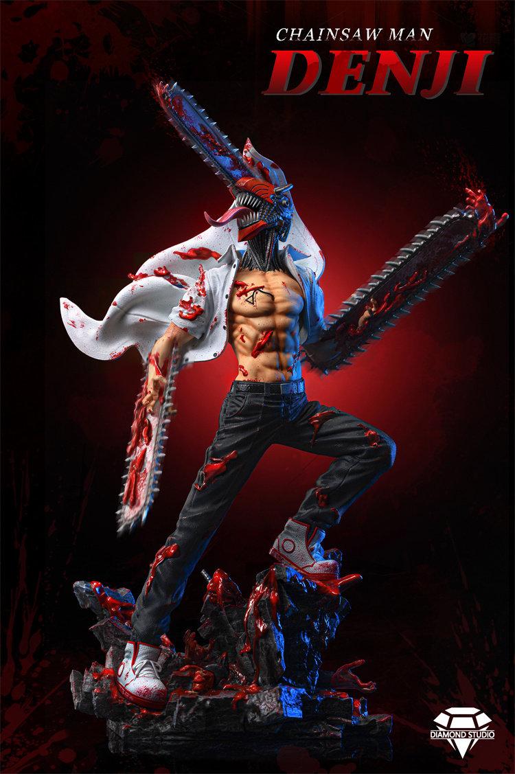 Diamond Studio Chainsaw Man Denji Resin Statue In Stock 1/8 Scale
