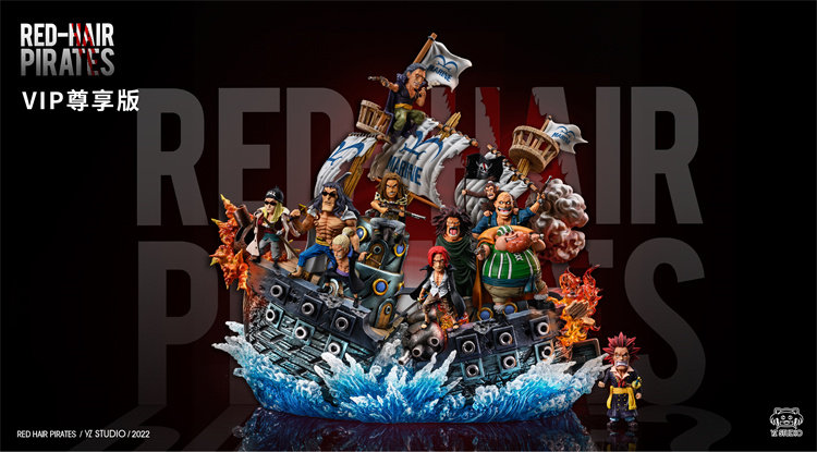 YZ Studio One Piece Red Hair Pirates Resin Model In Stock VIP Ver