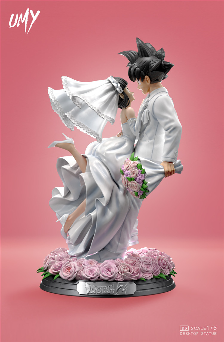 Son Goku Chichi Wedding Resin Model UMY Studio Dragon Ball 1/6