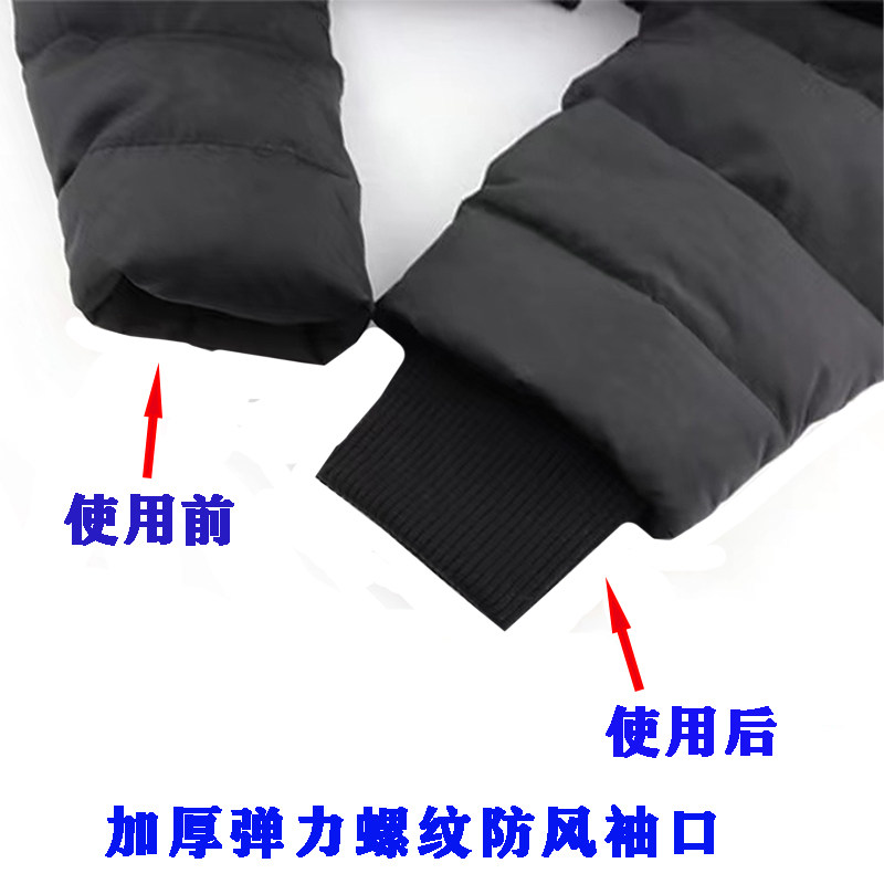 秋冬必备!螺纹袖口领口羽绒服,防风保暖,时尚百搭🔥-边角料-淘宝百科网