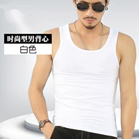 Áo cotton Daddy Cotton Summer Summer White Slings Vest mồ hôi lỏng lẻo Khan trung niên áo thể thao nam