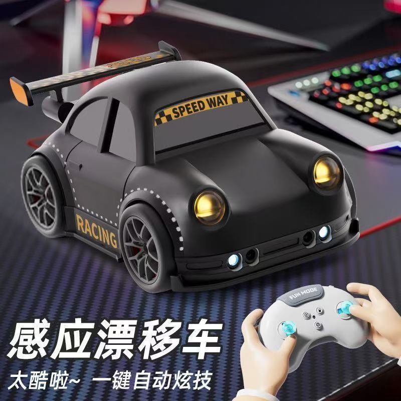 Mini Desktop Remote Control Car, Intelligent Sensor Drift Racing Electric Toy Car, Children's Gift, Four-Wheel Drive, Rechargeable