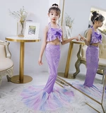 Наряд маленькой принцессы, юбка, комплект, раздельный купальник, крой «рыбий хвост»