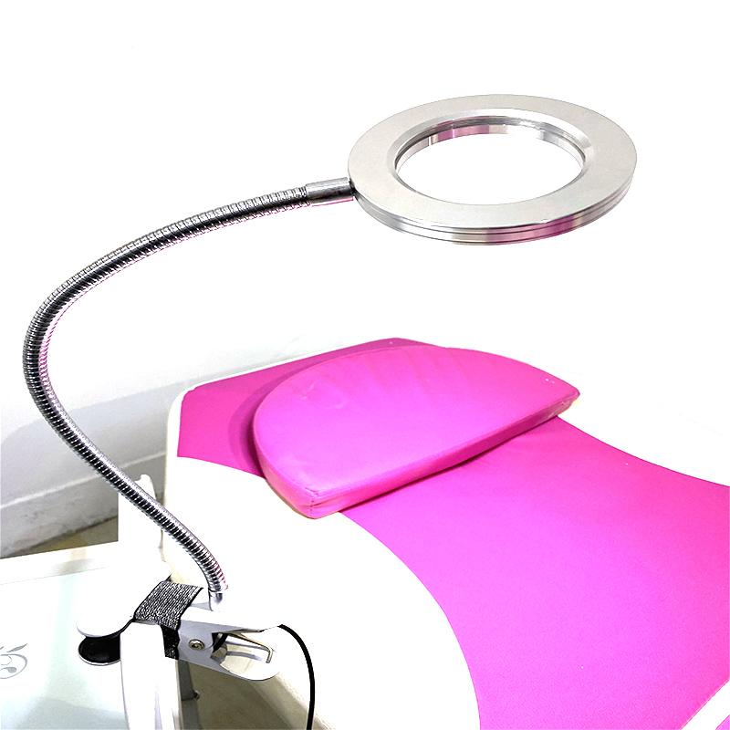 Beauty striped embroidered special light portable folding beauty mascara LED cold light lamp without shadow eyebrow working little table lamp-Taobao