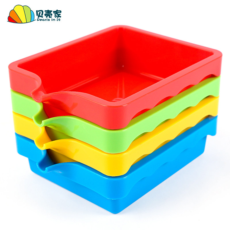 Color sharp-nosed paint palette color palette coloring box dispensing tray kindergarten children's art painting toy tool
