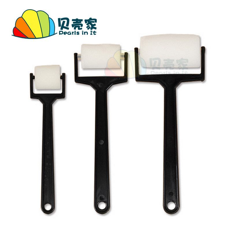 Flat Sponge Brush Roller Roller Painting and Graffiti Tool Set for Children's Creative Art Pigment