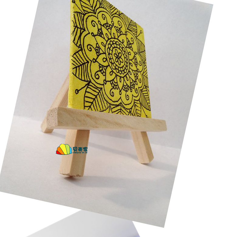 Mini Easel Log Chân máy Ảnh minh họa Khung pha Khung tranh kỹ thuật số Dầu vẽ mẫu giáo - Kính kính râm cận