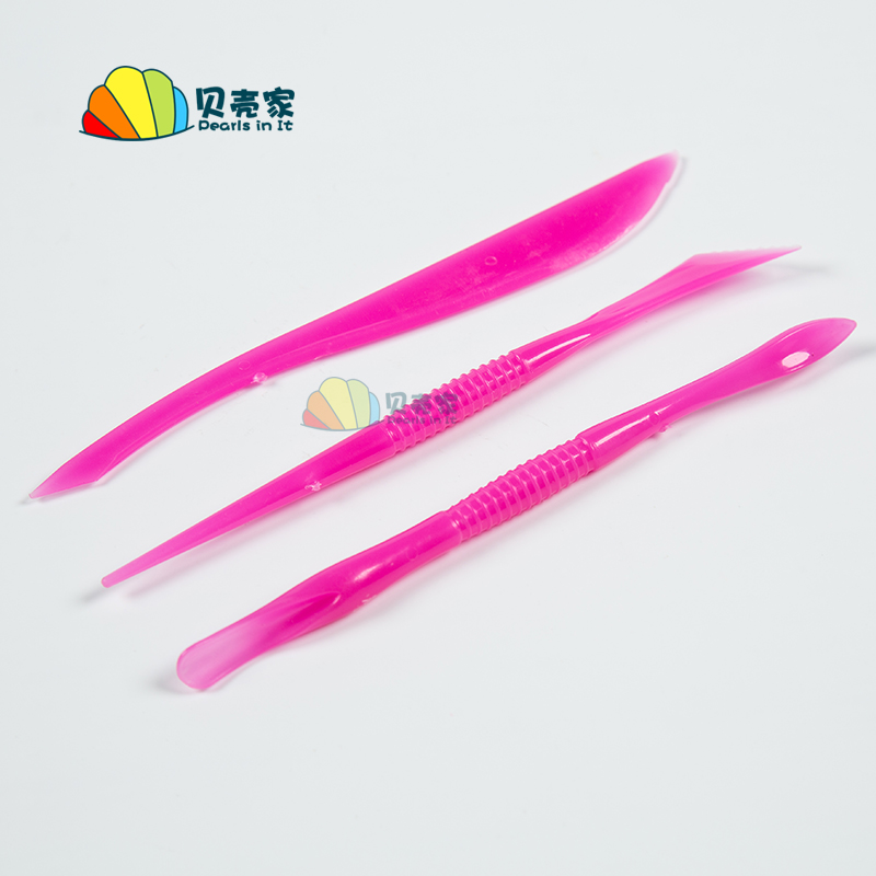 New Safety Ultra Light Color Clay Clay Tool Knife Rubber Clay Space Clay Tool Three Sets Children Handmade DIY