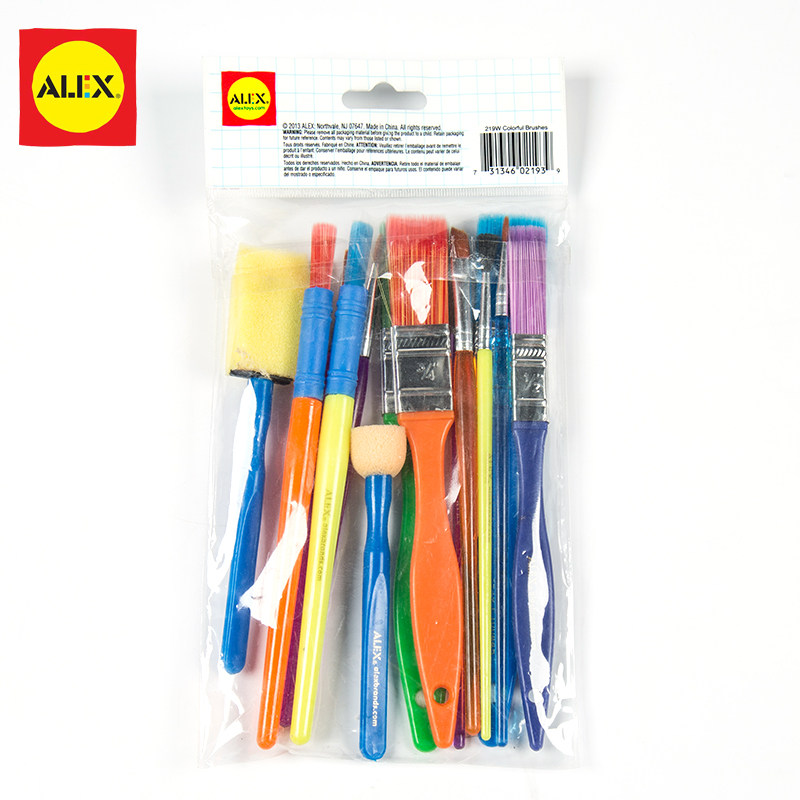 Sponge stamp drawing brush children's painting set graffiti brush brush brush paint brush rubbing tool painting palette