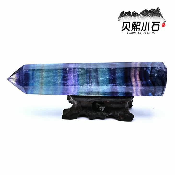High quality Color Single-tip Firefly Column Six Prism Pendulum transshipment Diy one figure One figure of natural mineral raw stone 10