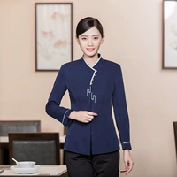 Синий лонгслив