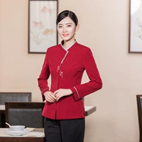 Красный лонгслив