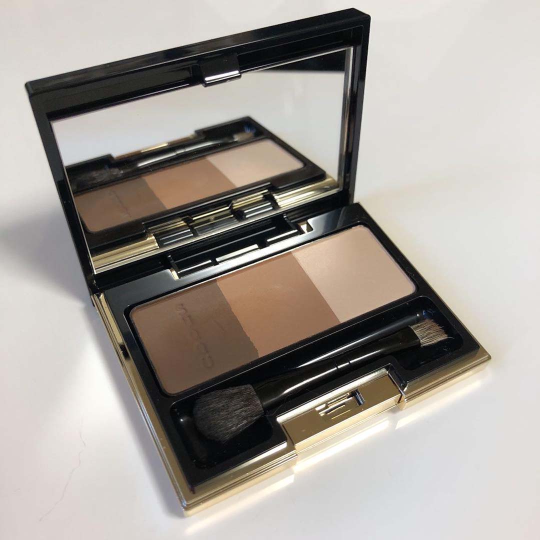 Japan Direct Mail SUQQU 3D Natural Balance Three-color Brow Powder SUU Solid Persistent Holding homegrown special cabinet