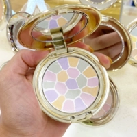 Elegance, японская компактная пудра, портативная осветляющая база под макияж, контроль жирного блеска, долговременный эффект