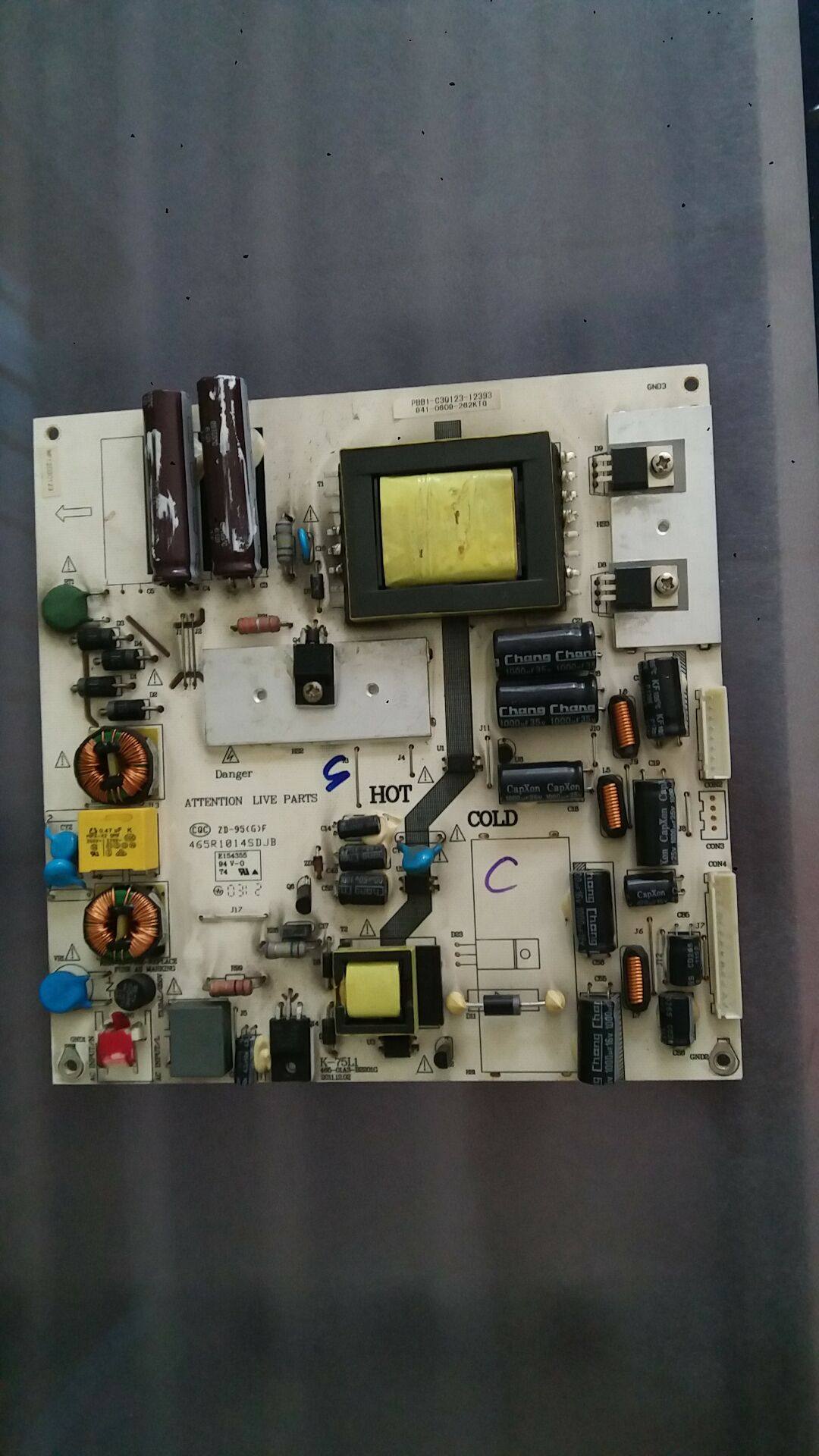 Original Universal Power Board K-75L1 465-01A3-B2201G SLX-P15U