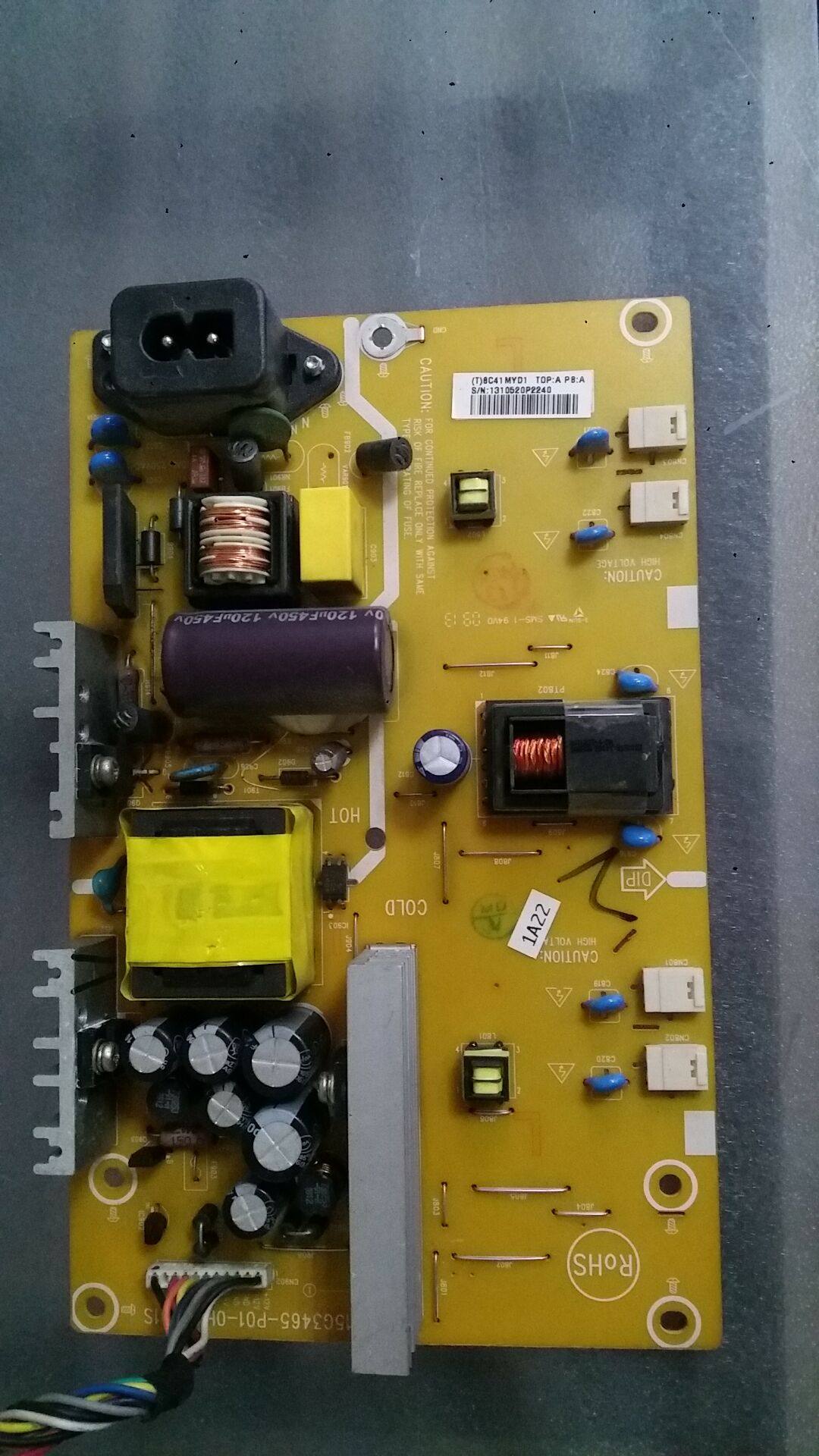 Original Skyworth 22S19IW power board board number 715G3465-P02-0HV-001S