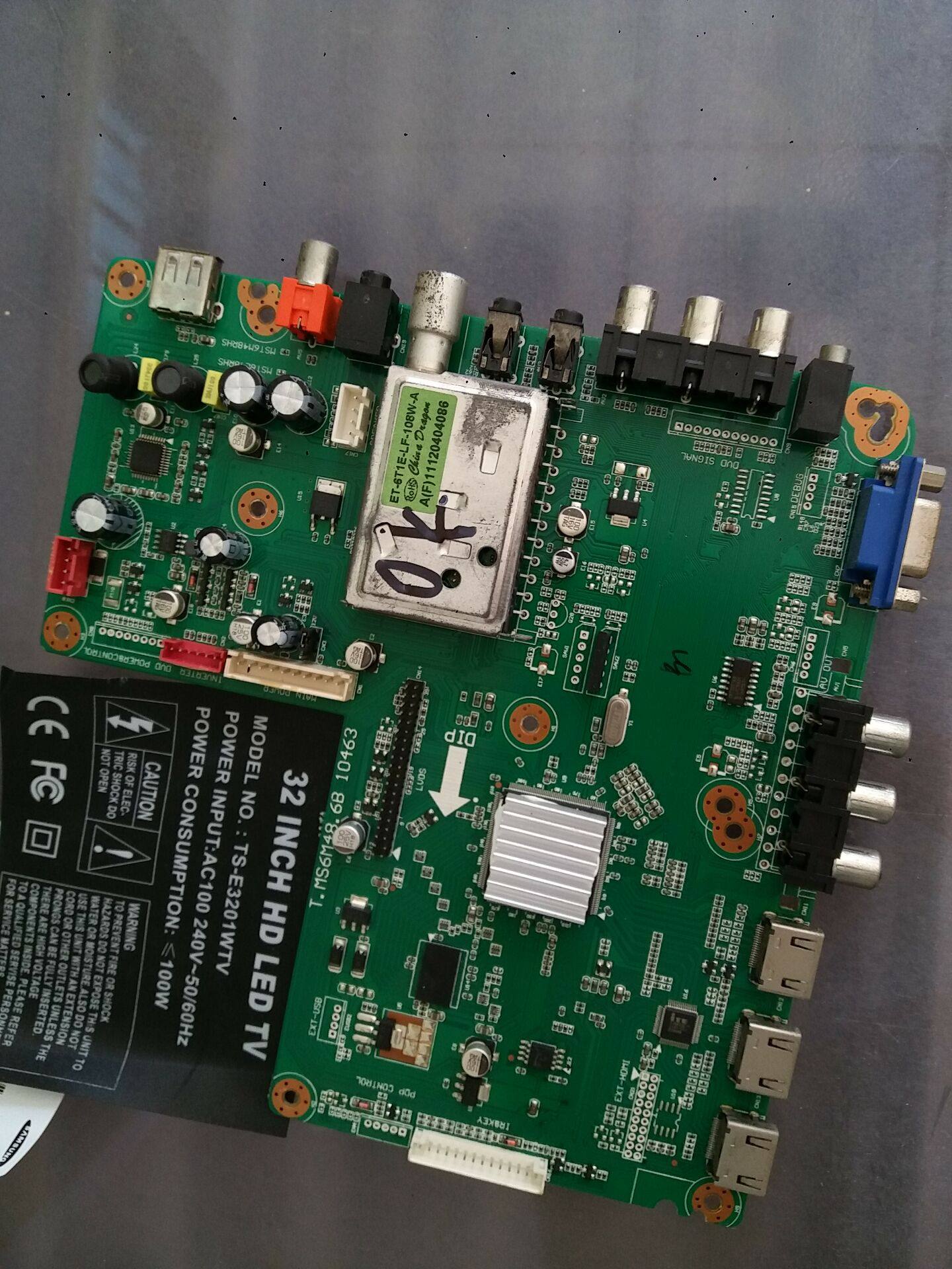 Original TS-E3201WTV motherboard T MS6M48 6B 10463 screen LTA320AN12