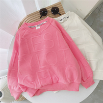 Qingkura special price girl Wei clothing spring and autumn long sleeve child baby Chinese and Korean version online red fried street blouses foreign air tide