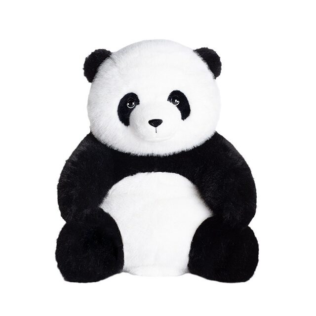 Japanese Sc Panda Plush Toy, Realistic Giant Panda Doll, Stuffed Animal, Fruit-Shaped Pillow, Birthday Gift