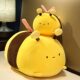 Japanese Sc Super Soft Cute Bee Plush Toy Lying Posture Insect Series Doll Birthday Gift for Girls