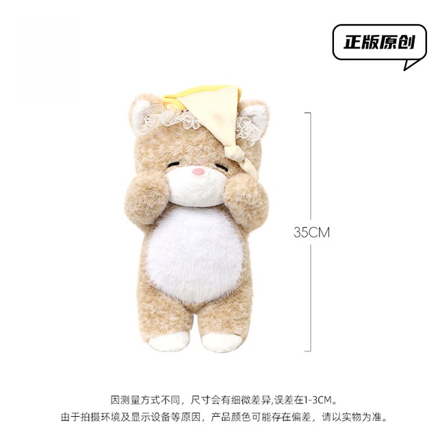 Japanese Sc Sleepy Cat Plush Toy Cute Doll Sleeping Pillow Girl Doll Birthday Gift