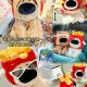 Hong Kong Sc Big Nose Dog Plush Toy French Fries Puppy Doll Cute Bread Doll Couple Gift for Girls