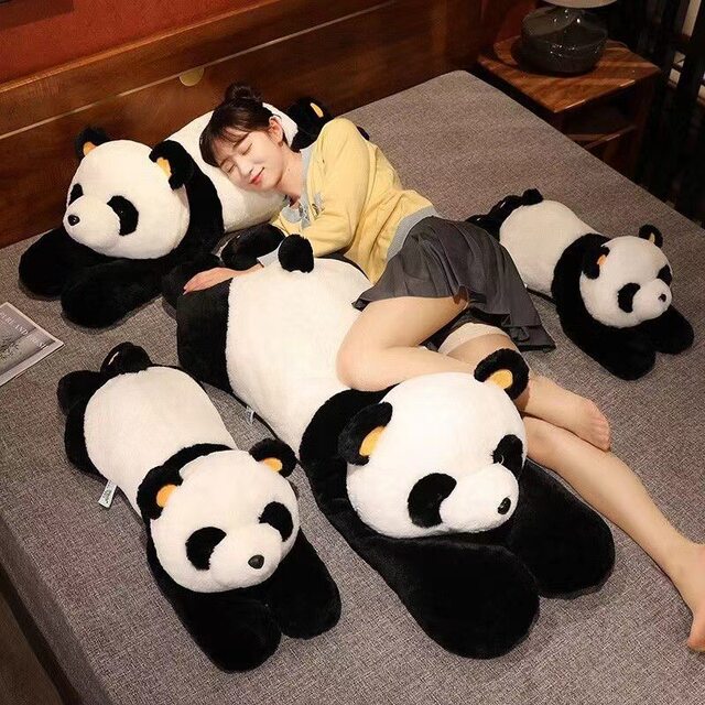 Japanese Sc Cute Panda Pillow Doll National Treasure Giant Panda Children's Plush Toy Bear Doll