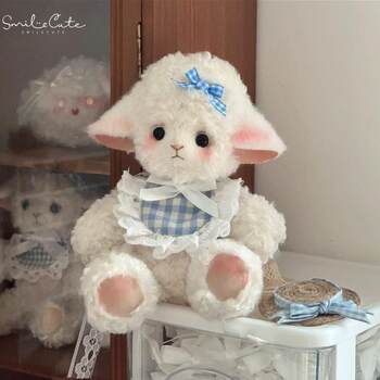 Hong Kong Sc Little Lamb Plush Toy Handmade DIY Kit, Moving Lamb Doll, Birthday Gift for Girls