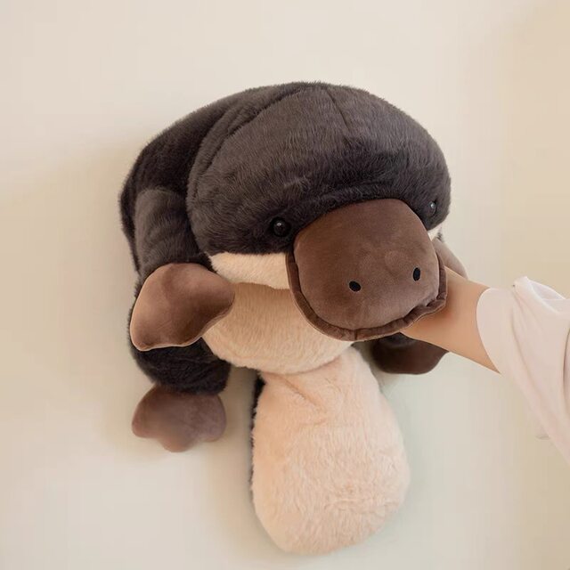 Japanese St Cute Realistic Platypus Plush Toy Large Pillow Stuffed Animal Children's Sleeping Companion Doll for Boys and Girls