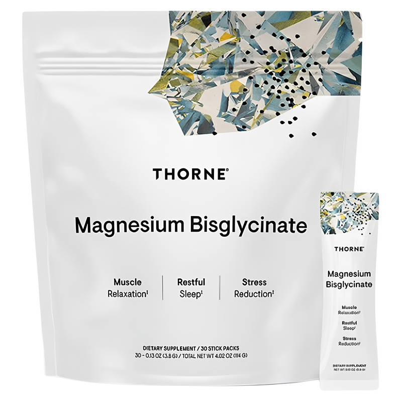 American Thorne Magnesium Glycinate Chelate Powder, Magnesium Glycinate Portable Nutrition Powder, 30 Sticks American Thorne Magnesium Glycinate Chelate Powder, Magnesium Glycinate Portable Nutrition Powder, 30 Sticks