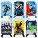Мультяшный детский чемодан для мальчиков с сидением, 18 дюймов, 20 дюймов