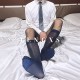 【2双装】LENGXS男士商务中筒日系牛奶丝正装丝袜超薄素面西装袜