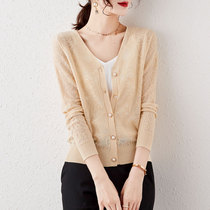 JOLIMENT French wool slim knitwear women 2021 new long sleeve temperament commuter short cardigan coat