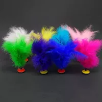 Tập thể dục dành cho người lớn Feather Duster Trẻ em học sinh Bọ cạp Chìa khóa đàn hồi cao Ryukyu Trò chơi cơ bắp đặc biệt - Các môn thể thao cầu lông / Diabolo / dân gian cầu đá lông đen