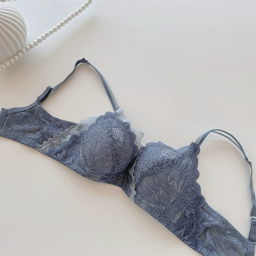 Ретро кружевное нижнее белье, бюстгальтер пуш-ап, бюстгальтер без косточек, комплект