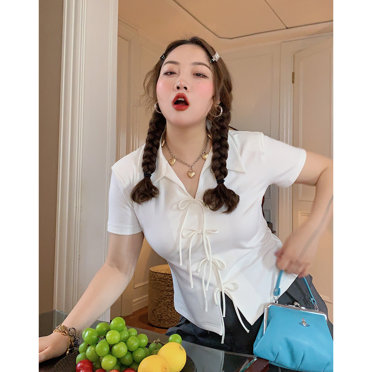 Jin Dazhi New Chinoiserie Short-Sleeved T-Shirt for Women Summer 2024 ...